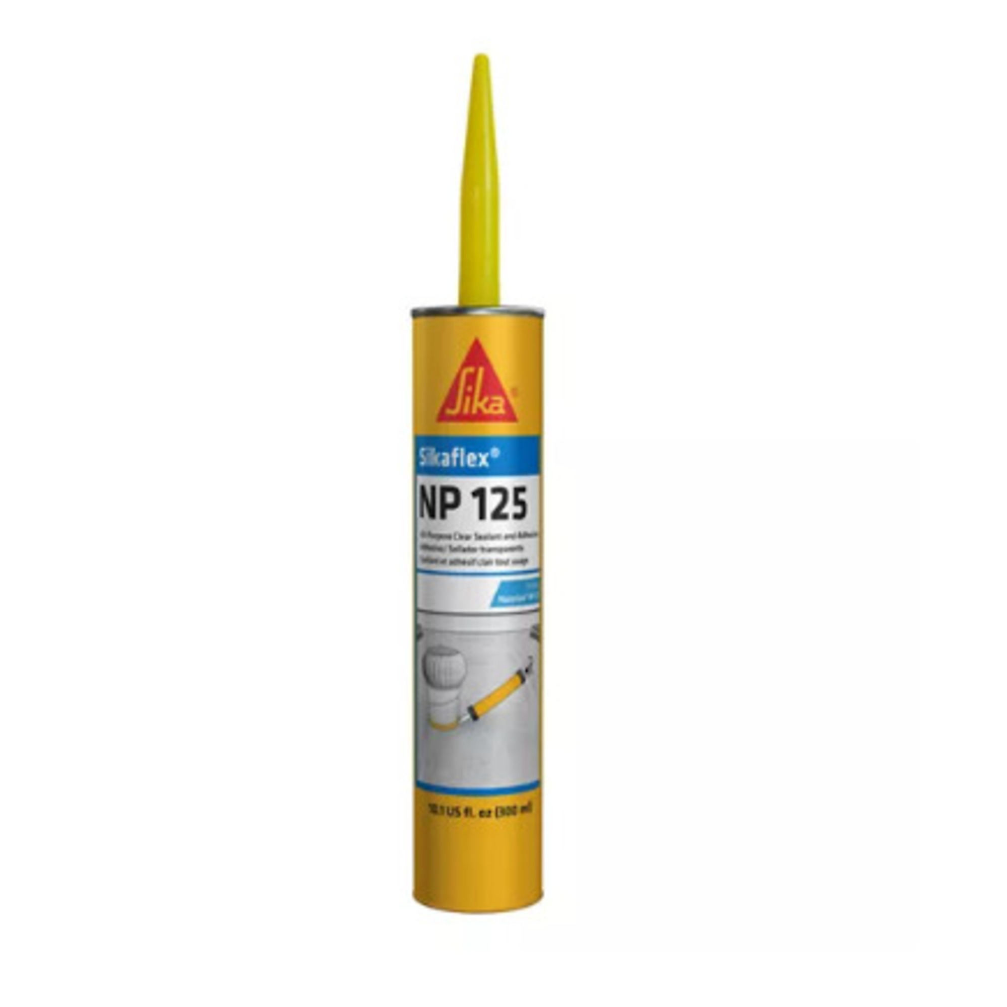 Sikaflex NP 125 One-Component, Elastomeric, Gun-Grade Thermoplastic Sealant, White, 300ml Cartridge, 24PK